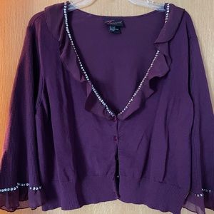 Torrid Sweater - Burgundy Purple - Size 4